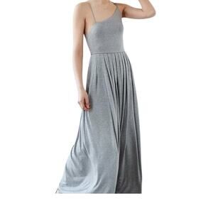 uo romi open back maxi slip dress UO Romi Open-Back Maxi Slip Dress